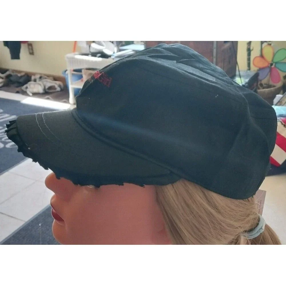 American Girl Youth Black Star Baseball Cap Kansas City Hat New